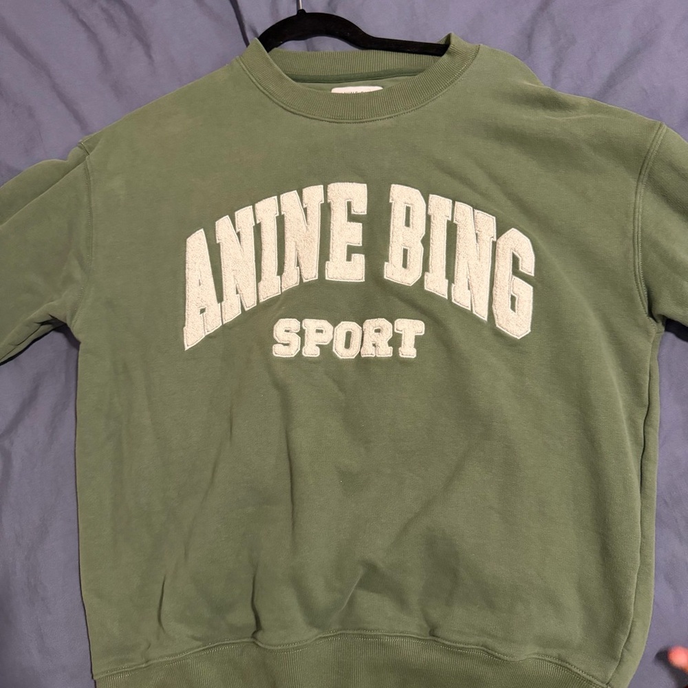 Anine Bing Green Sweatshirt Women’s Size Small or Medium